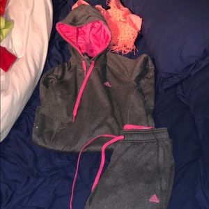 Adidas workout athletic wear!